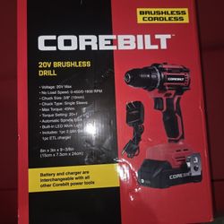 Drill 20V BRUSHLESS Corebilt
