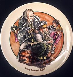 WEDGWOOD Charles Dickens “Oliver Twist and Fagin” Collector Plate