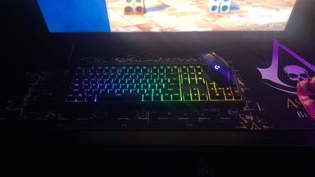 gaming keyboard w/ Logitech Mouse