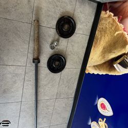 45LB Bar, Weights, Clips