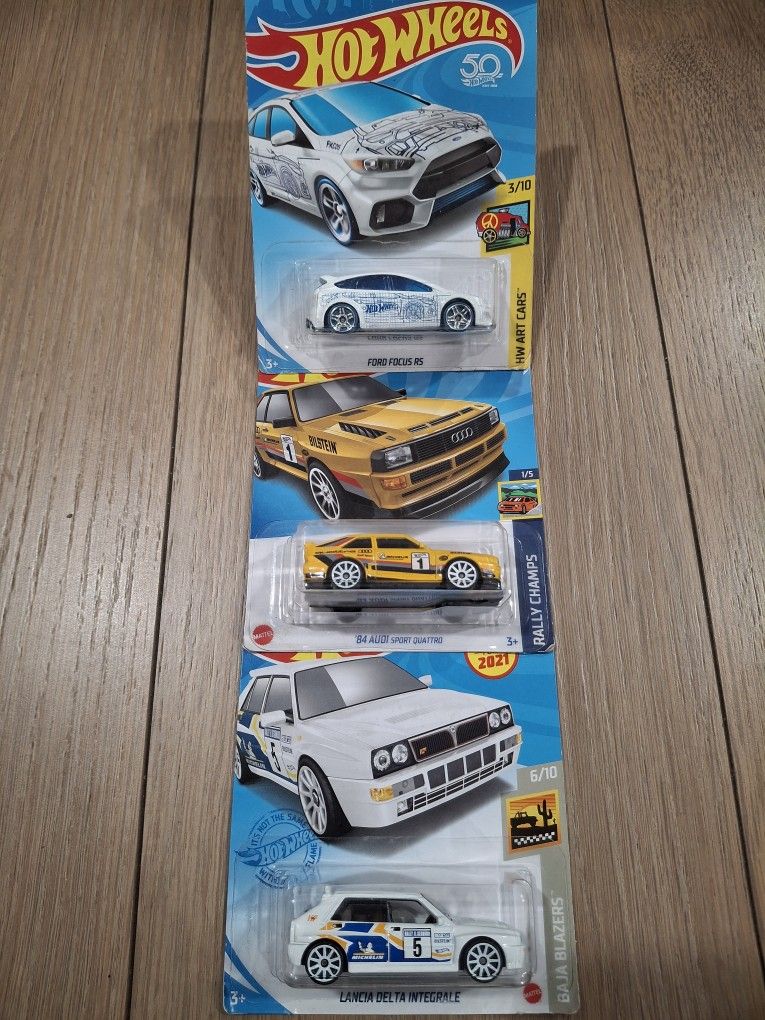 Hotwheels Audi Lancia Ford Trade