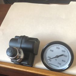 NEW BBQ Grill Igniter (5 Outlets) and Thermometer Temperature Gauge for Gas Grill. BBQ Grill. Ignition Switch.