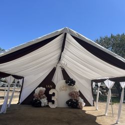 20x20 Canopy Draping 