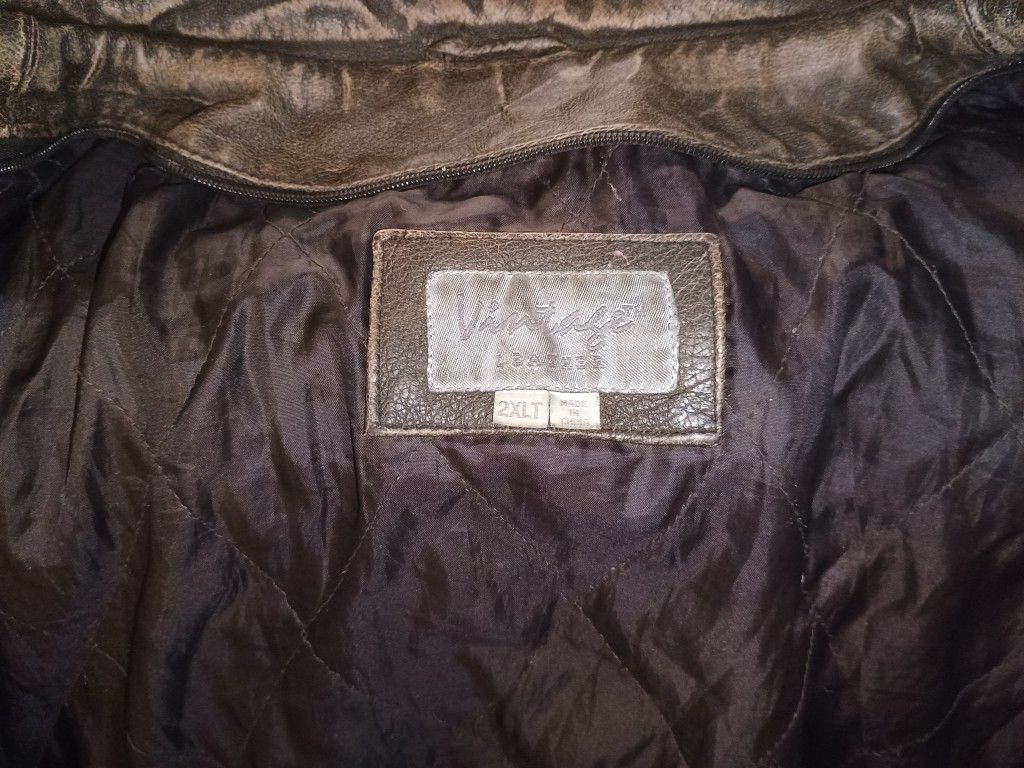 Vintage Genuine Leather Jacket 