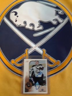 Buffalo Sabres autographed hockey cards