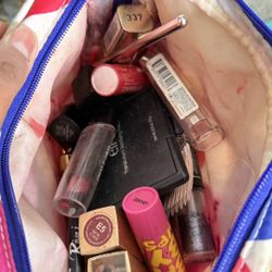 Full Bag Of Assorted Makeup Products 