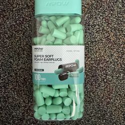 MPOW HP133A Ultra Soft Foam Earplugs, 60 Pairs, Upgraded, 38dB SNR