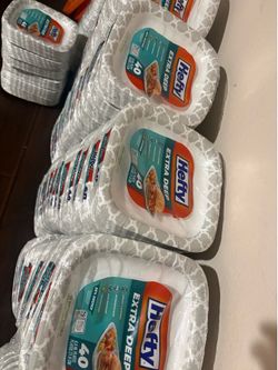 Hefty Extra Deep Paper Plates – NEW – 40 Plates Per Pack – ONLY $2 Each!