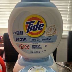 Tide Free & Gentle Pods 76 Count