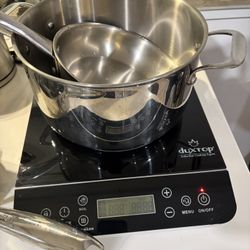 Duxtop Burner and Pots