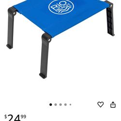 Rio Beach Ultra Compact Fabric Beach Folding Table, Camping Table, Foot Rest, Outdoor Picnic Table