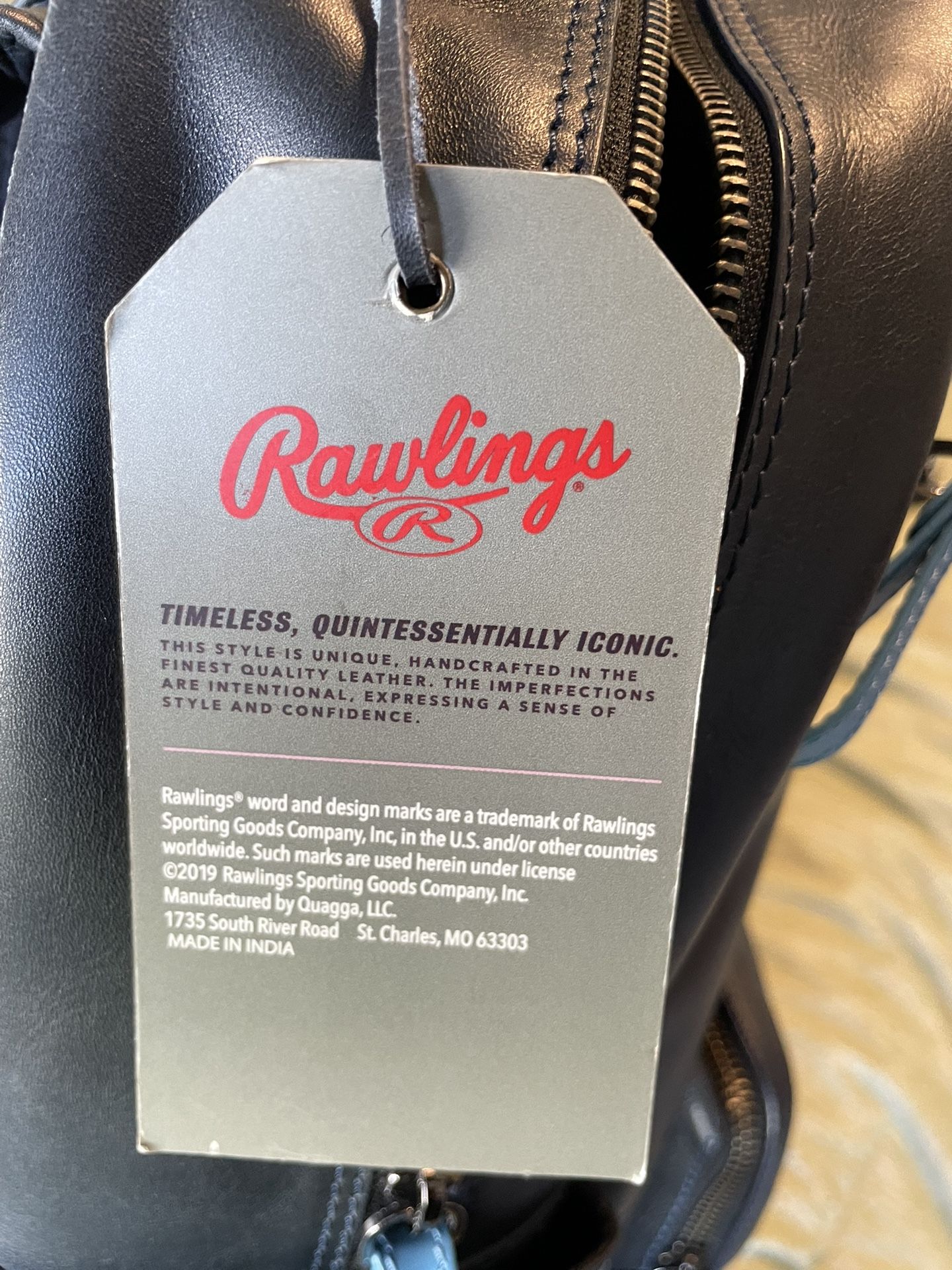 BRAND NEW Blue Moon Rawlings Leather Backpack RARE EXCLUSIVE