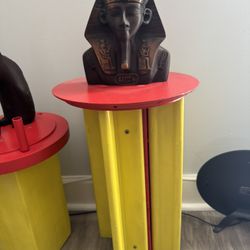 Egyptian Statue with stand