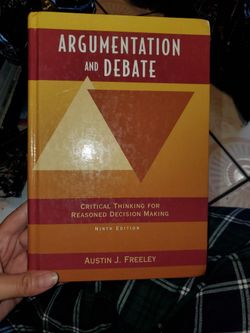 Argumentation And Debate