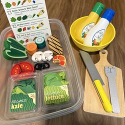 Kids Melissa And Doug Salad Pretend Play Set
