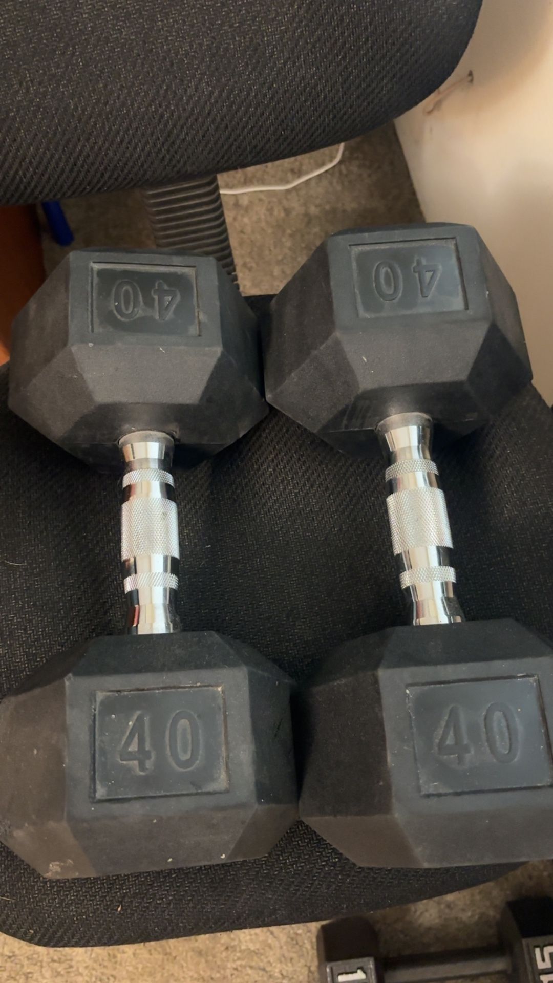 40 Pound Dumbbells