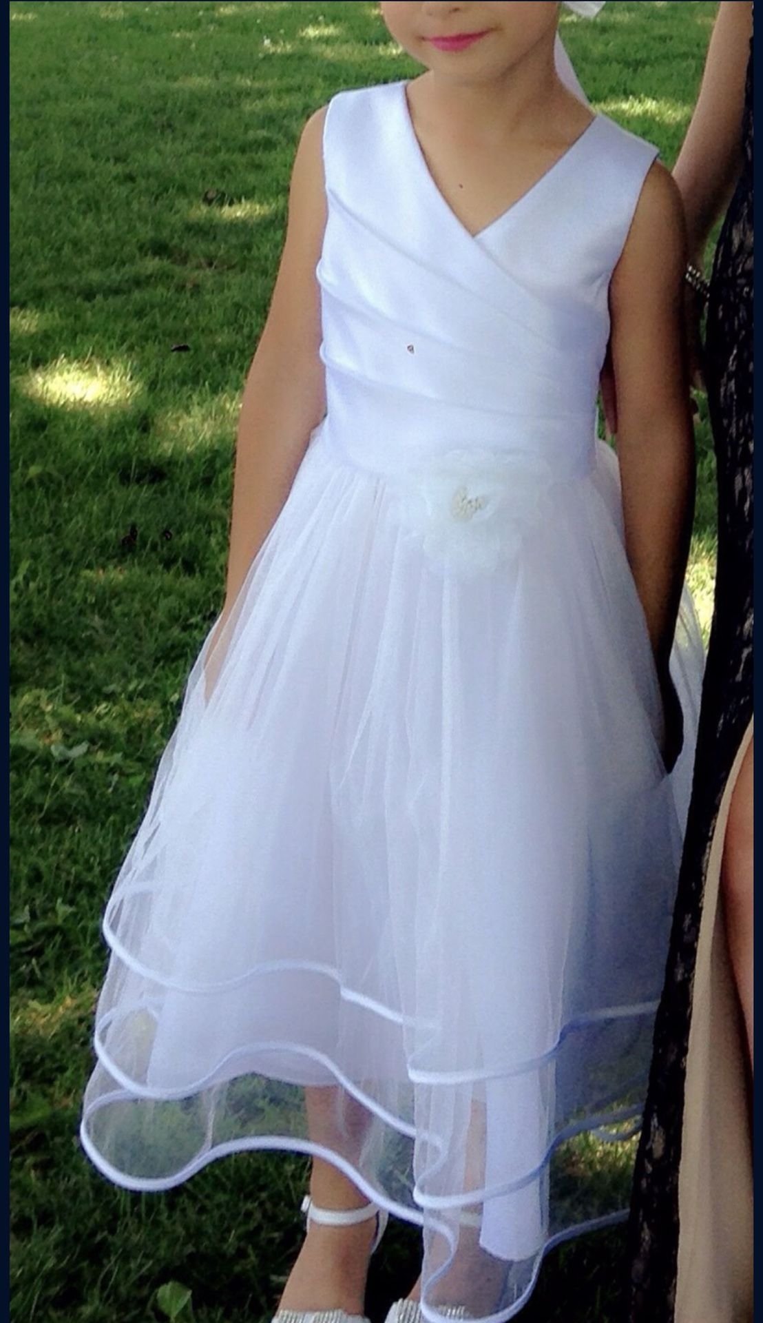 Flower Girl White Dress