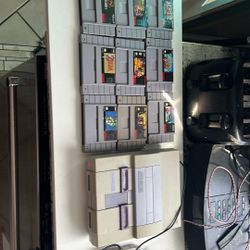 Super NES With Good Games 