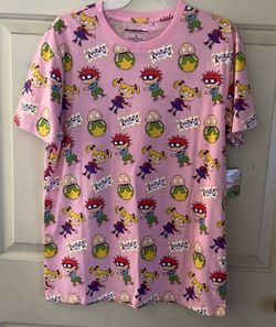 Nickelodeon Pink Rugrats Men's T-shirt Size M  new