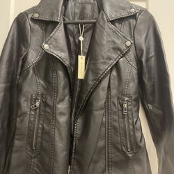 Max Studio Leather Jacket 