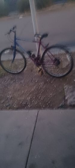 Mountain bike, $60r dollars.\nRunning good