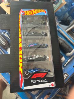 Formula 1 Car * 5 Pack F1 Hot Wheels 2026 RedBull, AMG Williams,