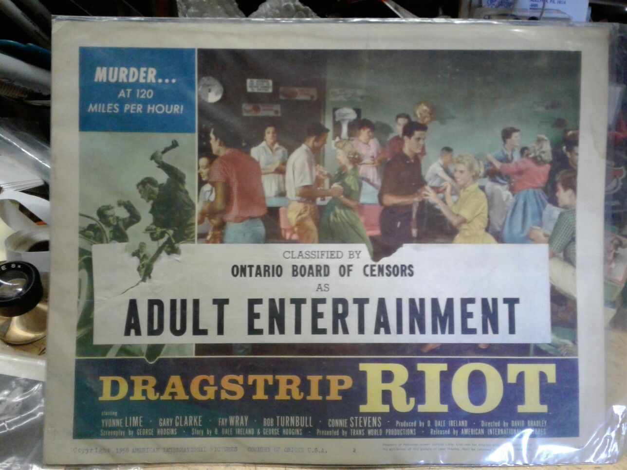 Movie lobby sheet
