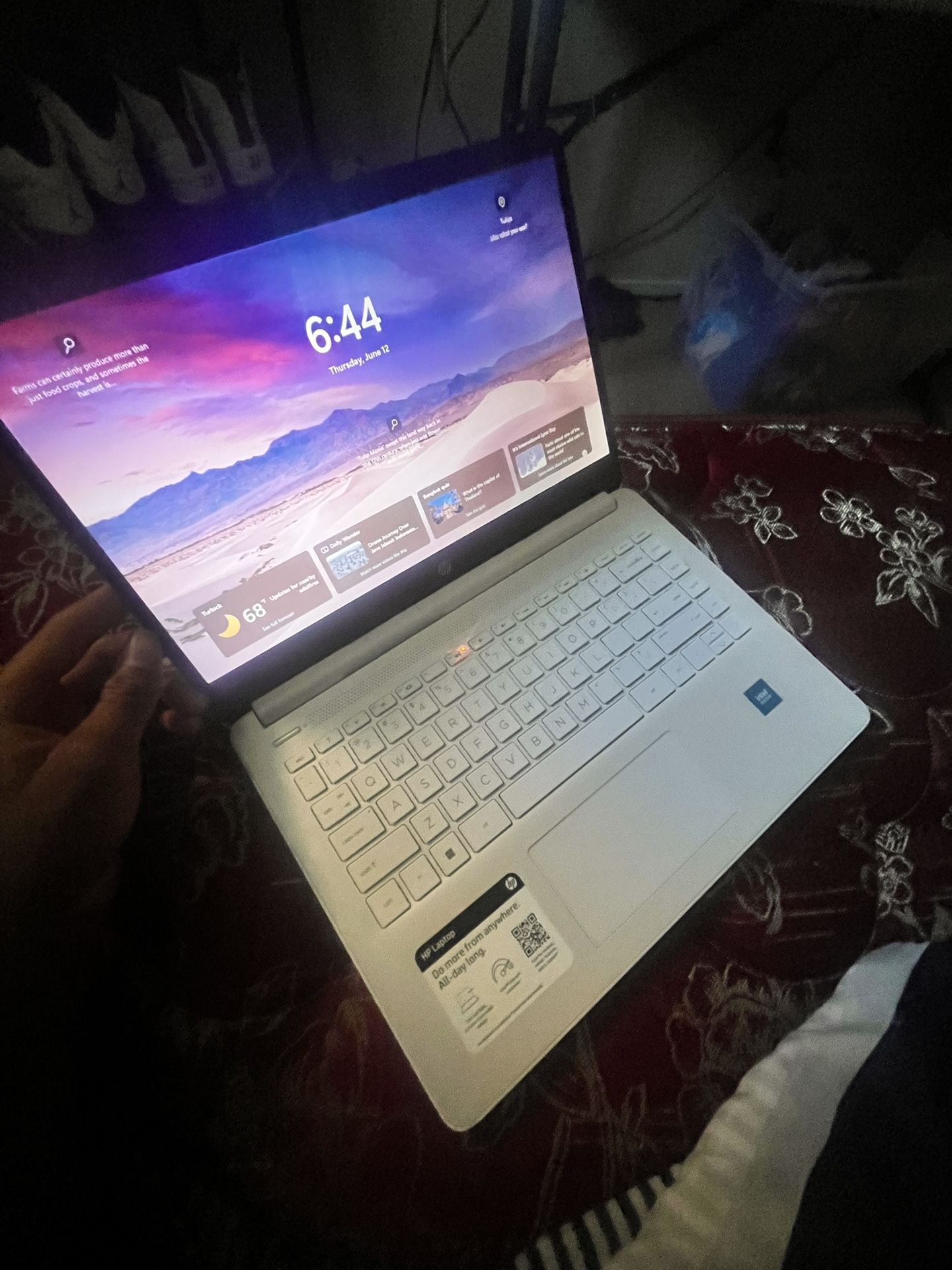 White Laptop