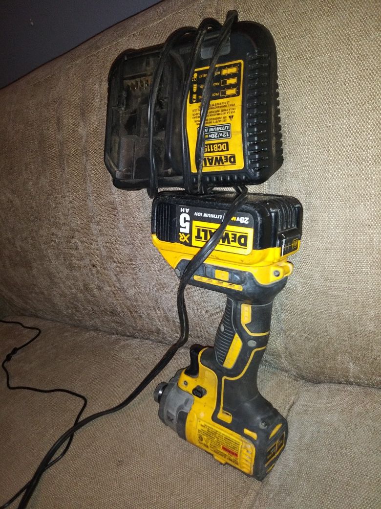 Dewalt impact battery and charger