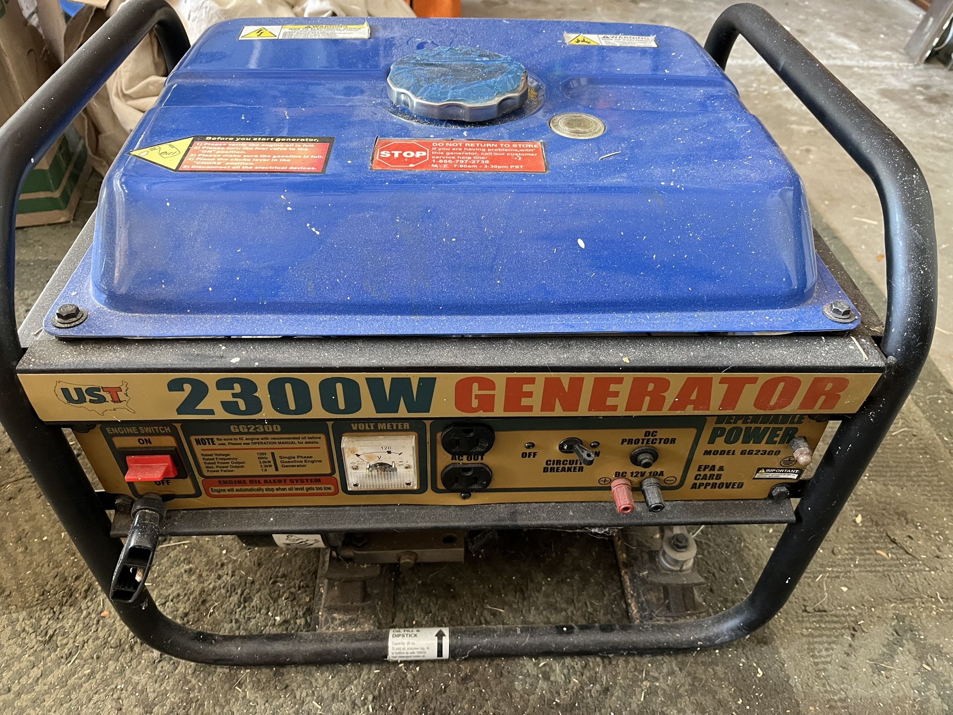 Free 2300W 120VAC Power Generator