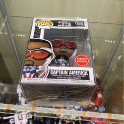 The Falcon And The Winter Soldier Funko pop ! ( Captain  America) GameStop Exclusive 