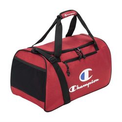 NEW Red Champion Travel Or Gym Duffle Bag
