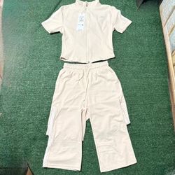 Alo Yoga Two-Piece Tracksuit Set