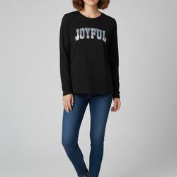 New Woman's Size XL JOYFUL long Sleeves 