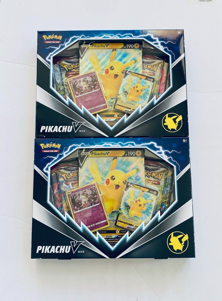 Pokemon Tcg Pikachu V Boxes