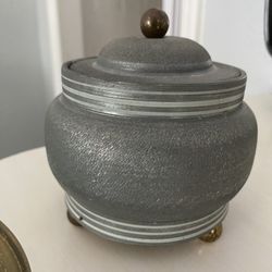 Vintage Musical Powder Box 