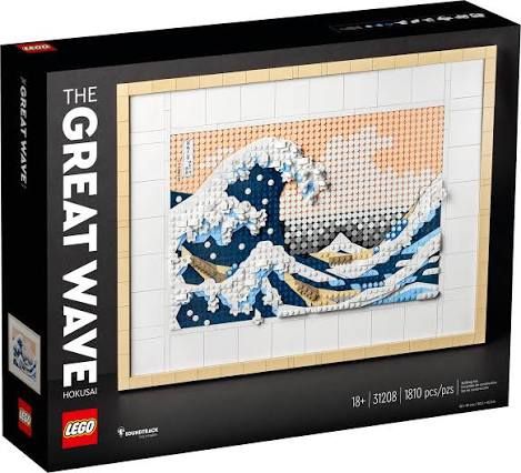LEGO THE GREAT WAVE ART HOKUSAI 31208