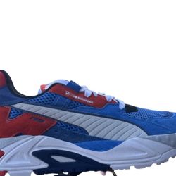 Puma BMW M Motorsport Running Sneakers RS-Track Men Cool Cobalt-Puma White