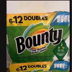 Bounty Paper Towels $12 Each