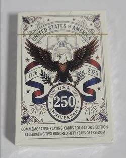 United States of America 250th Anniversary Commemorative Playing Cards