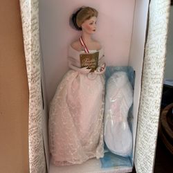 Franklin Mint Princess Grace Of Mónaco Heirloom Porcelain Doll