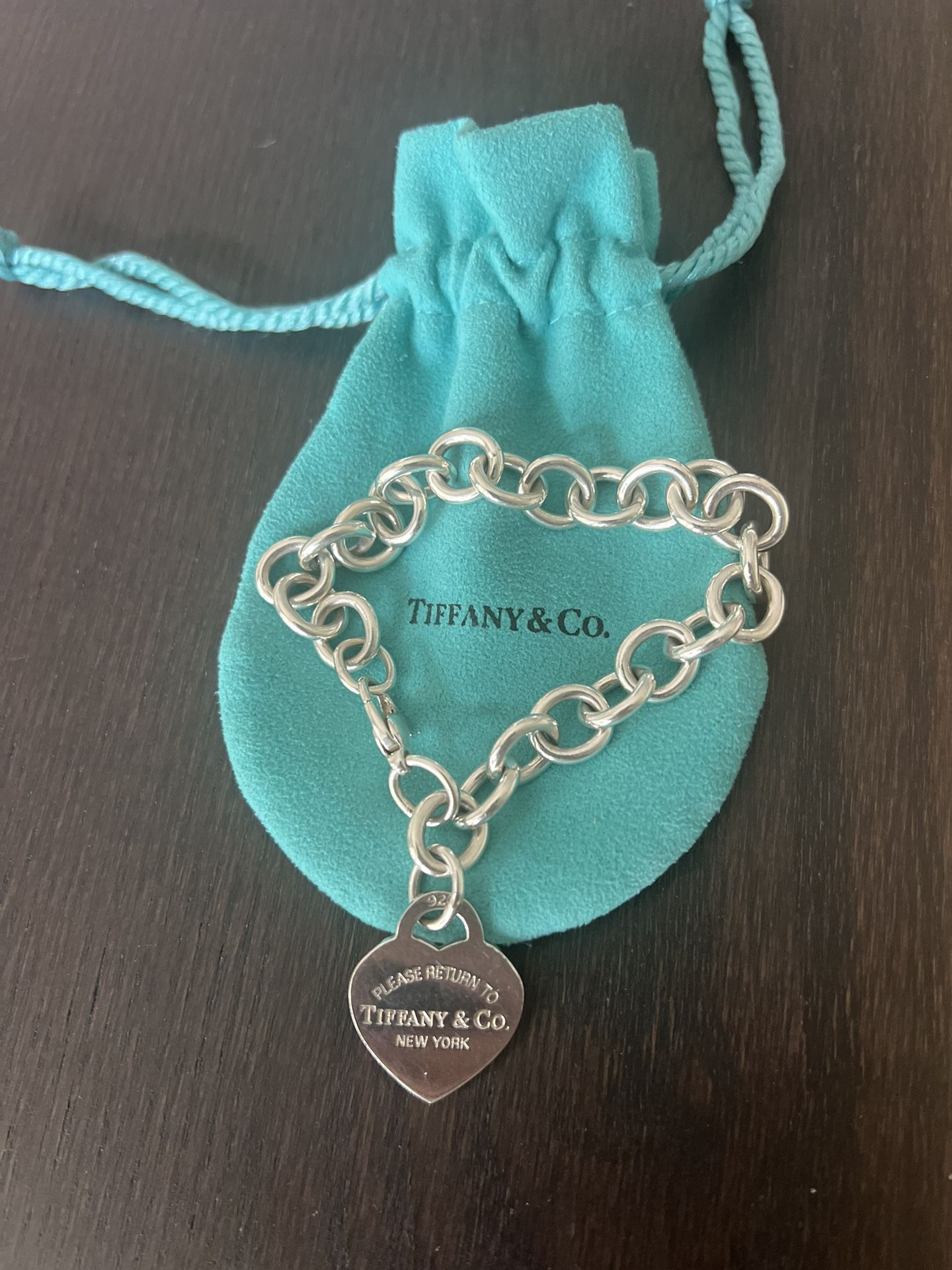 Tiffany & Co. Heart Tag Charm Bracelet 