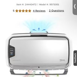 Fellowes AeraMax PRO True HEPA Console Air Purifier,