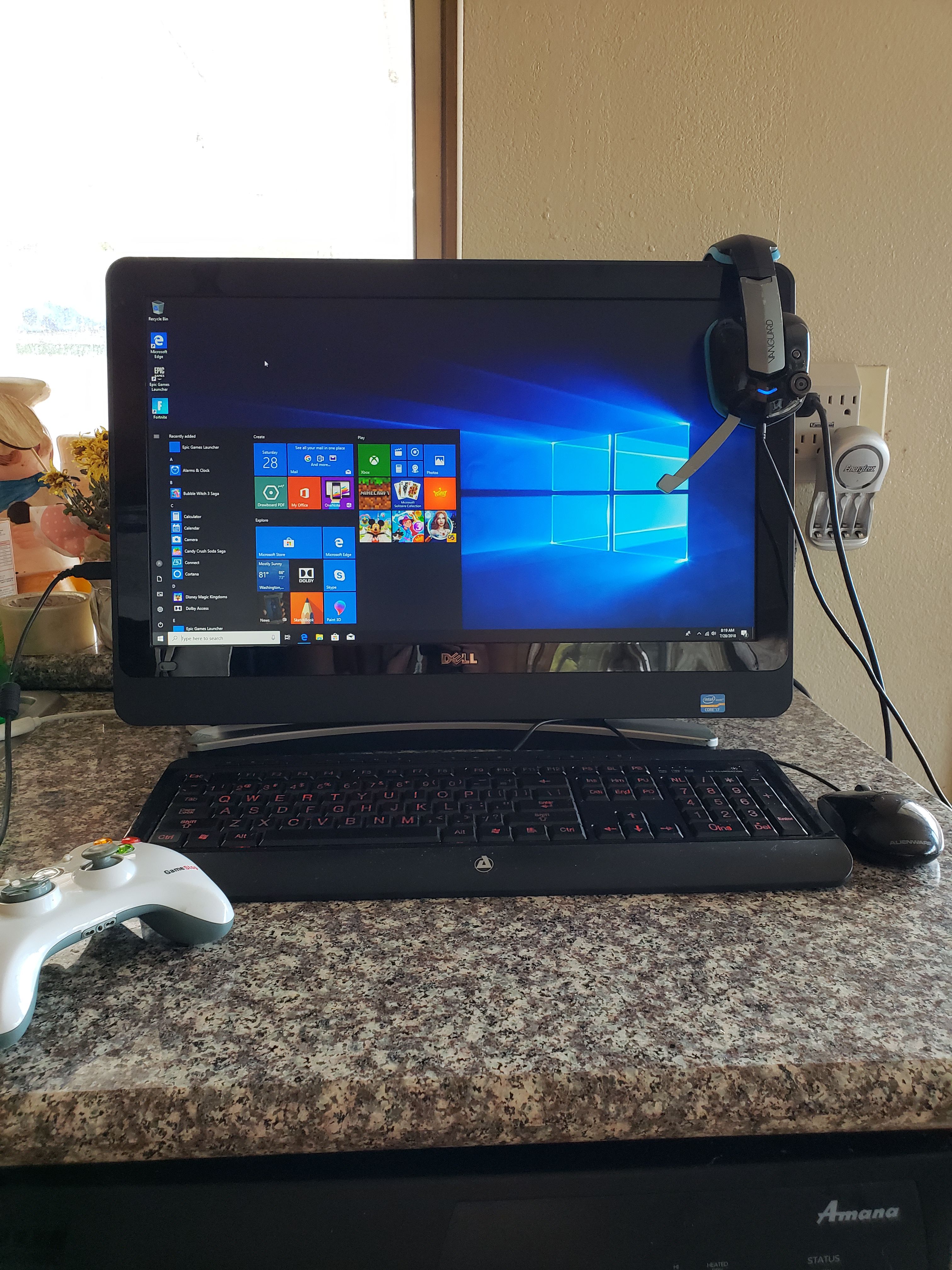 Vereniging Afwijken Pebish FORTNITE READY TO PLAY. Windows 10 Intel quad core i7 dell all in one  computer desktop pc setDELIVERY AVAILABLE for Sale in Perris, CA - OfferUp