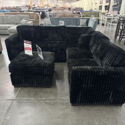 New Black Sofa