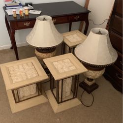 Glass Table Set
