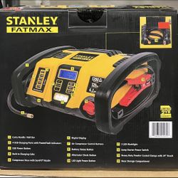 STANLEY FATMAX 1200 500 AMPS AMPS PEAK INSTANT USB POWER PATENTED ALTERATOR RECHARGEABLE 4 PORTS 6.2А AIR COMPRESSOR INFLATE SPORTS $49.99