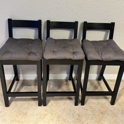 Bar stool with backrest