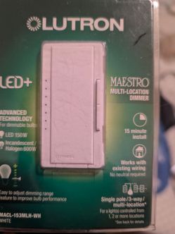 Lutron switch 150 watt dimmer