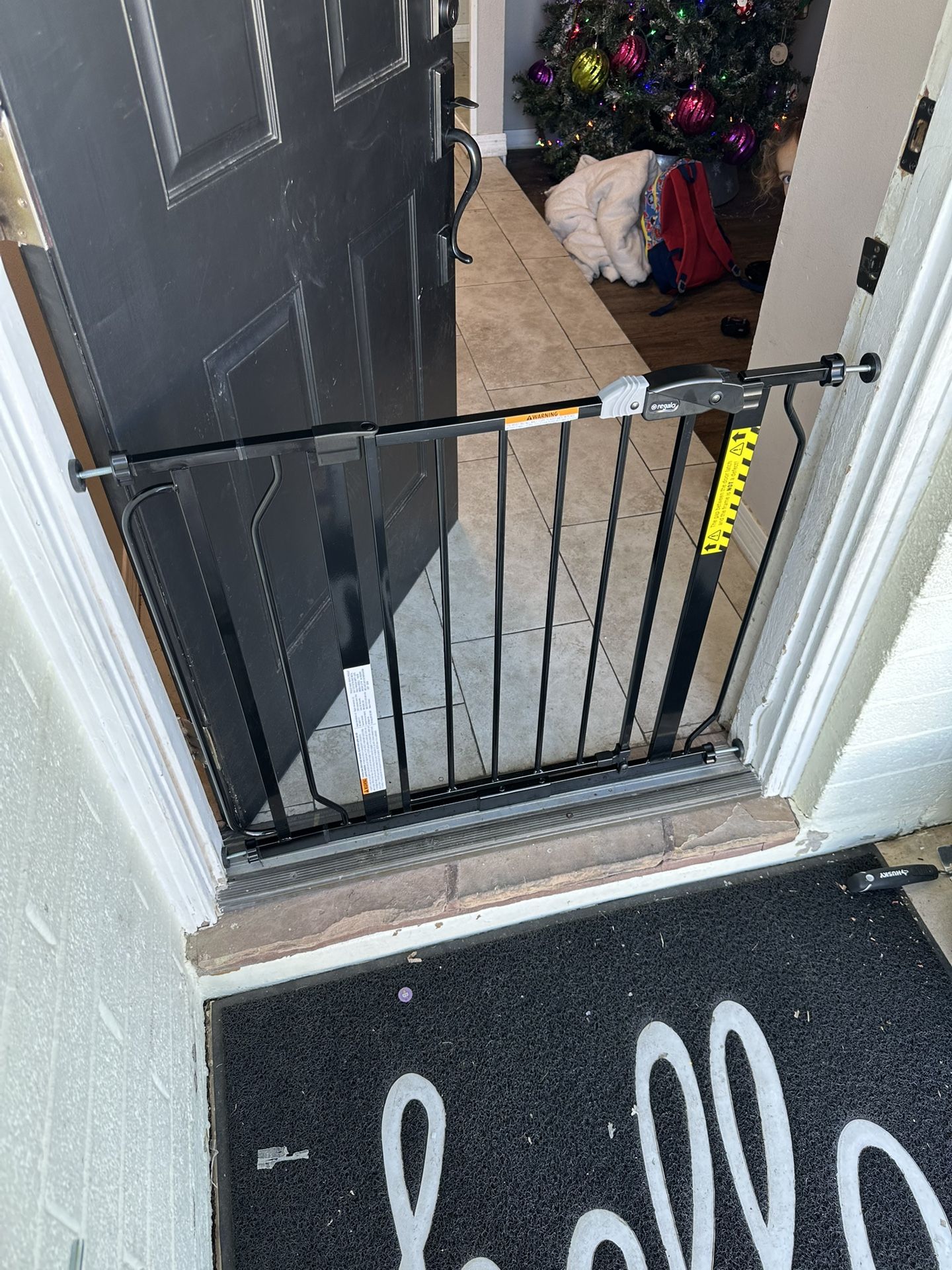 Extra Wide Pet Gate / Safety Gate - Fits Openings 29” - 49”